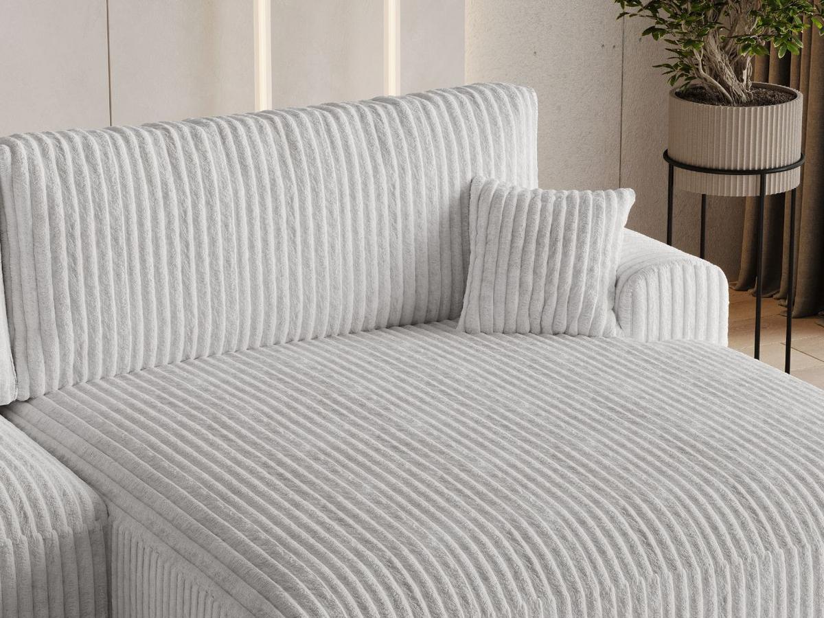 ECKSOFA Serene Grau Links - Grau, Holz/Textil (259/145cm) - Graingold