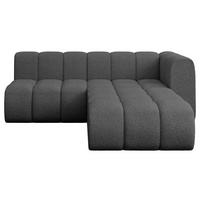 ECKSOFA modulares Sofa Darnel-L1 - 205x177x70 cm Grau - Grau, Holzwerkstoff/Textil (205/177cm) - ALTDECOR