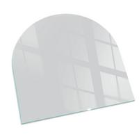 GLASPLATTE für Kamin 100x100 cm - Grau, Glas (100/100/0.4cm) - TULUP