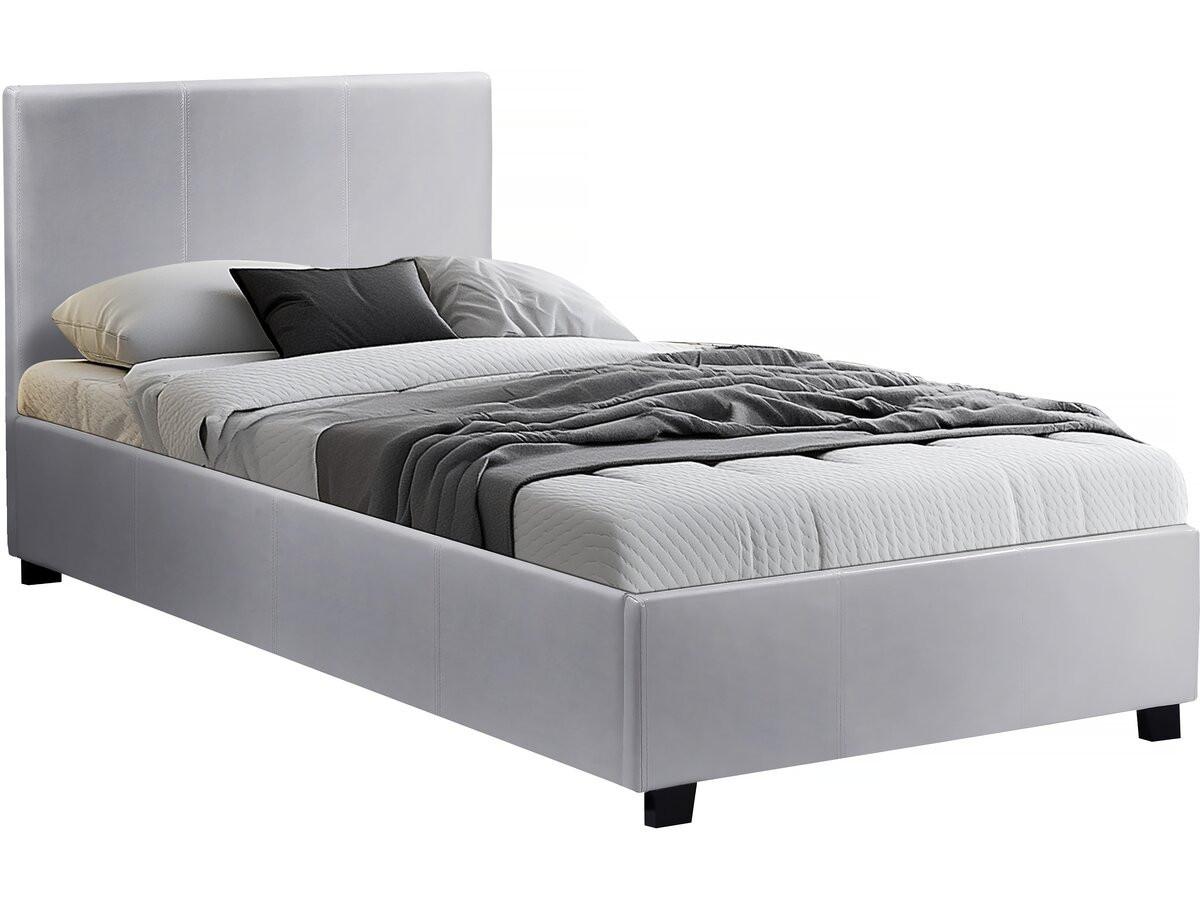 BETT carla weiss - Weiß, Textil (190/90cm) - Habitat Garten
