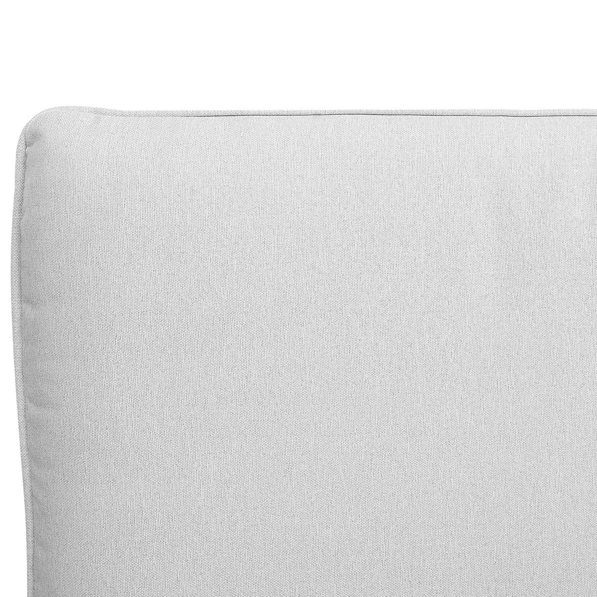 BETT mit Lattenrost 140/200 Stoff Hellgrau Corio - Hellgrau, Textil (140/200cm) - Beliani