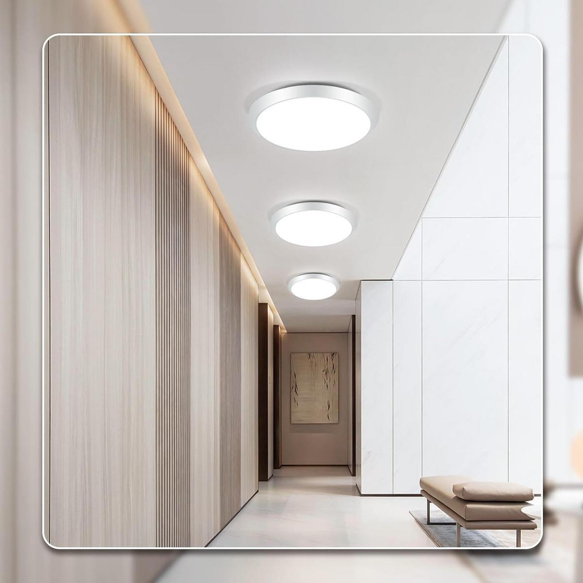 LED-DECKENLEUCHTE Frisbee 30 cm - Weiß, Kunststoff (30/30/4cm) - Nettlife