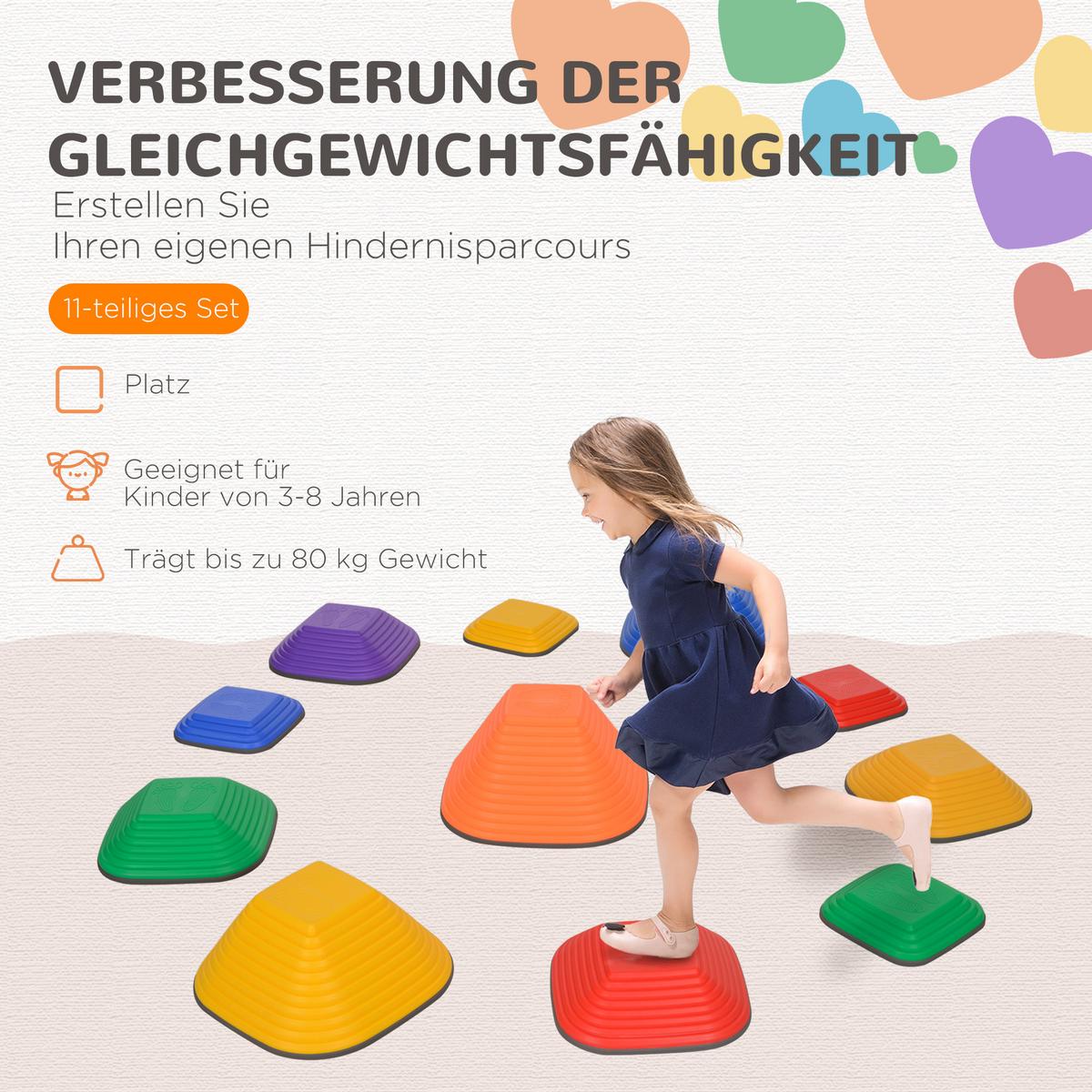 FLUSSSTEINE - Multicolor, Kunststoff (37/19/37cm) - AIYAPLAY