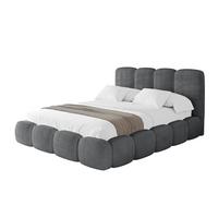 POLSTERBETT mit Bettkasten und Lattenrost, Boxbett ohne Matratze - KALA 200x200 Dunkelgrau - Anthrazit, Holzwerkstoff/Textil (200/200cm) - ALTDECOR