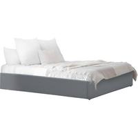 BETT ava Grau - Grau, Textil (190/90cm) - Habitat Garten