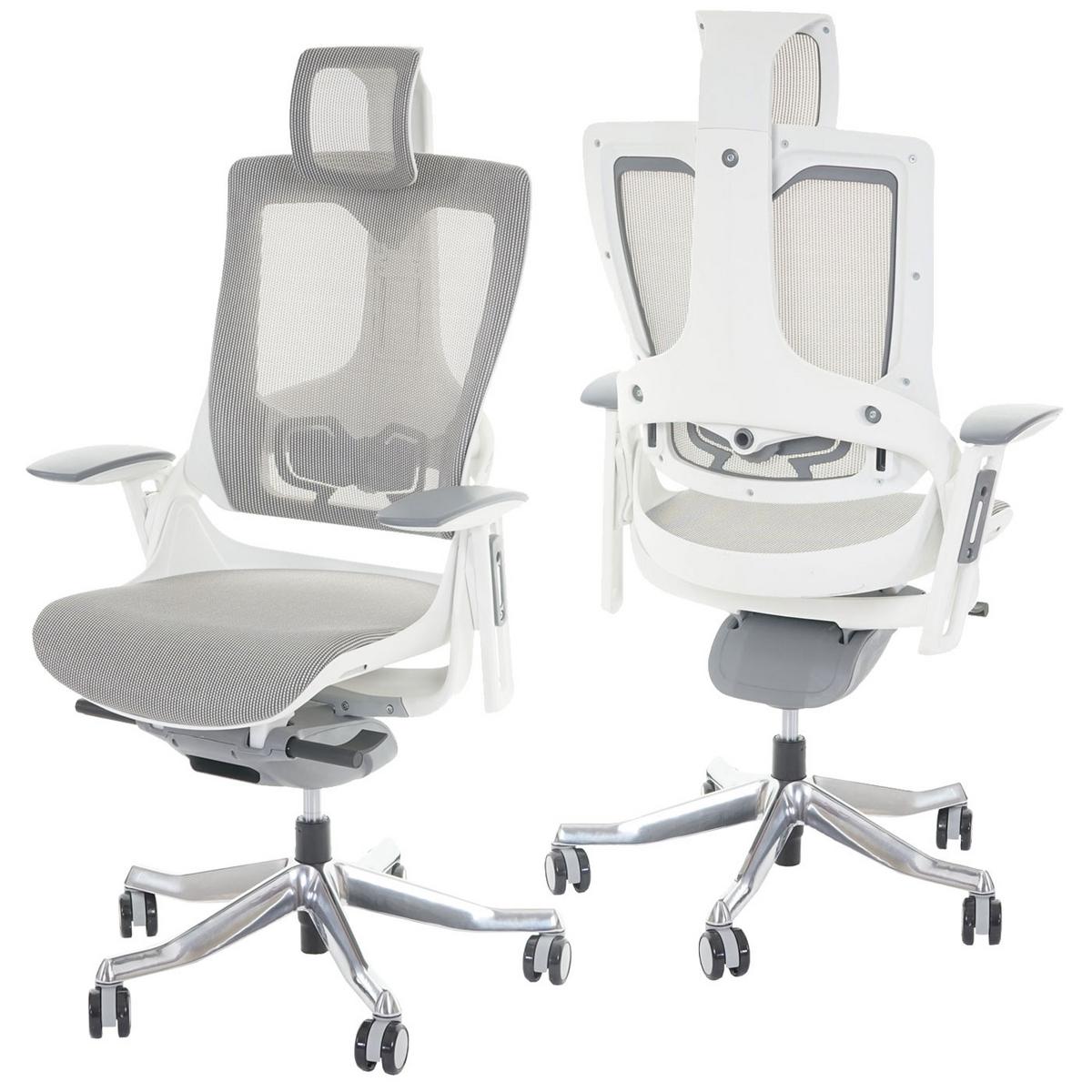 BÜROSTUHL MERRYFAIR Grau - Grau, Textil (75/138/68cm) - MCW