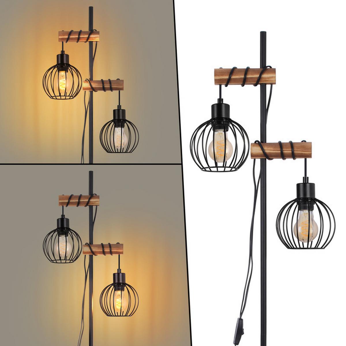 DECKENLEUCHTE Eldridge II 23/2.5/152cm - Eschefarben, Holz (23/2.5/152cm) - Nettlife