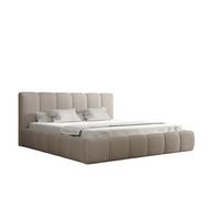 POLSTERBETT Giulia Freya Komplett - Taupe, Holzwerkstoff/Textil (180/200cm) - Fun Möbel