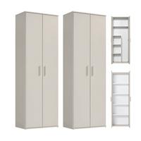 MEHRZWECKSCHRANK SET Der Allzweckwaffe - Kaschmir, Holzwerkstoff (60/180/34cm) - Mokebo