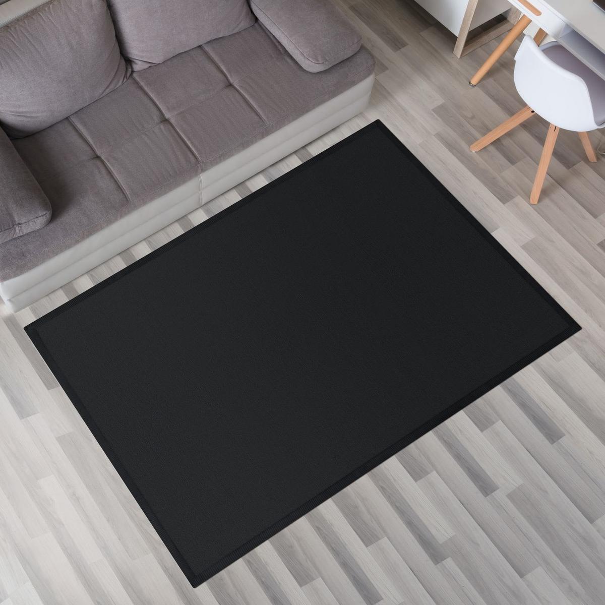 KINDERTEPPICH Schwarz 200 x 280 cm - Schwarz, Kunststoff (200/280cm) - TT Home