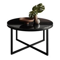 COUCHTISCH CIRI-X GLASS Hochglanz - Schwarz, Glas (70/70/44.4cm) - Lookway