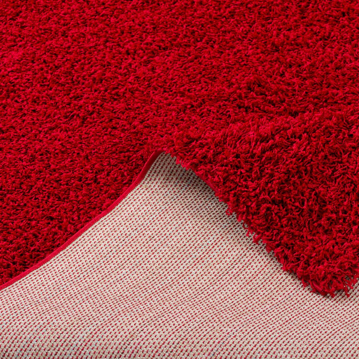 HOCHFLOR LANGFLOR TEPPICH ALOHA - Rot, Textil (60/110cm) - Pergamon