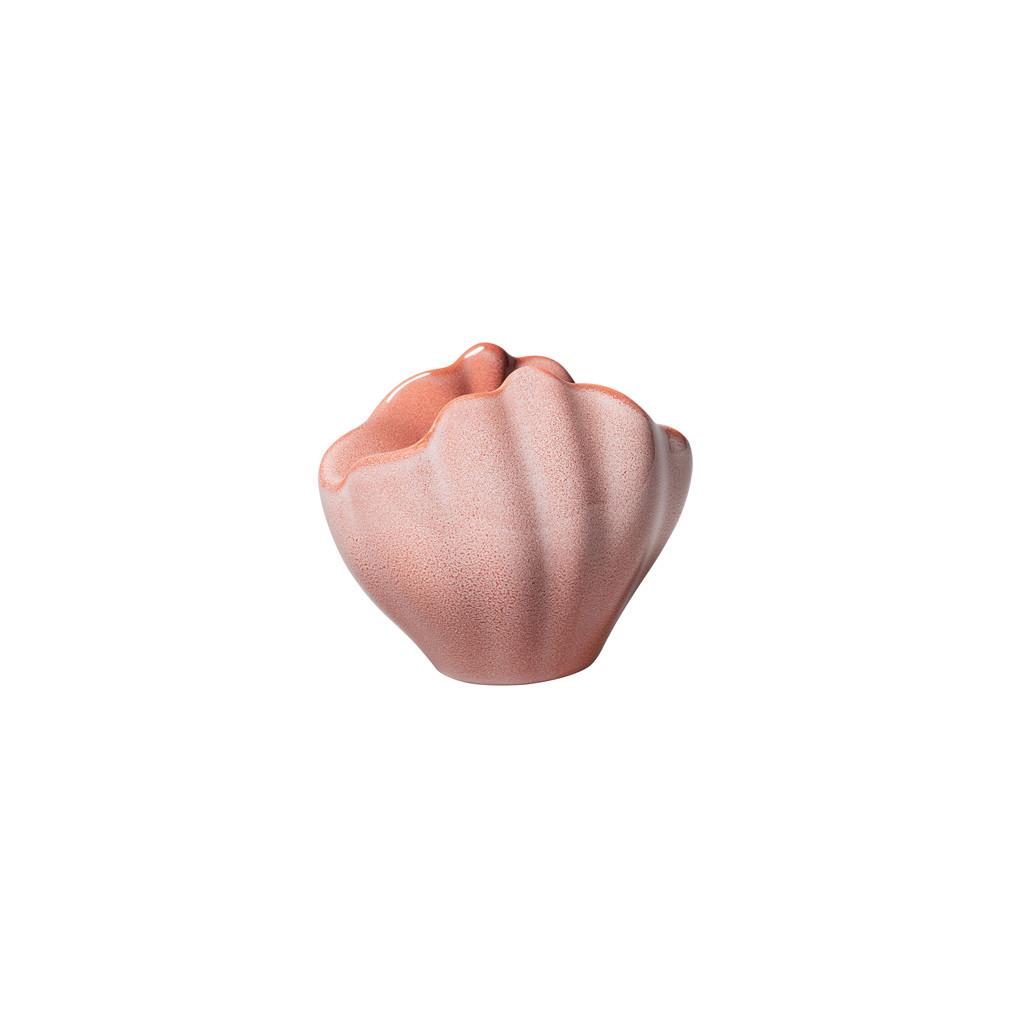 KERZENSTÄNDER Perlemor Home rosa 11 x 8 x 10 cm - Rosa, Keramik (7.9/9.3/11.2cm) - like.Villeroy & Boch