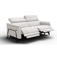 RELAXSOFA RODEN 3-Sitzer, creme - Creme, Holz/Textil (194/82/103cm) - Wozimo