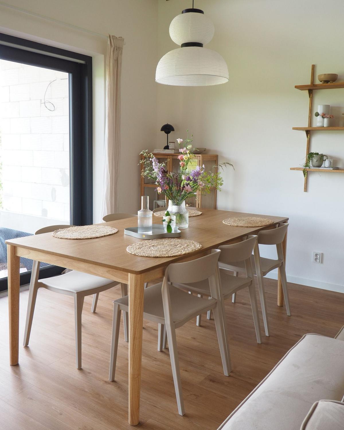 STUHL 2er-Set Kunststoff Beige Somers - Beige, Kunststoff (48/77/51cm) - Beliani