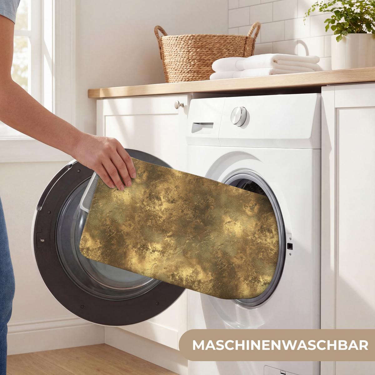 WC-VORLEGER Antik - Metallic-Look - Gold WC Teppich 40x60 cm - Goldfarben, Textil (40/1cm) - OnlyWow