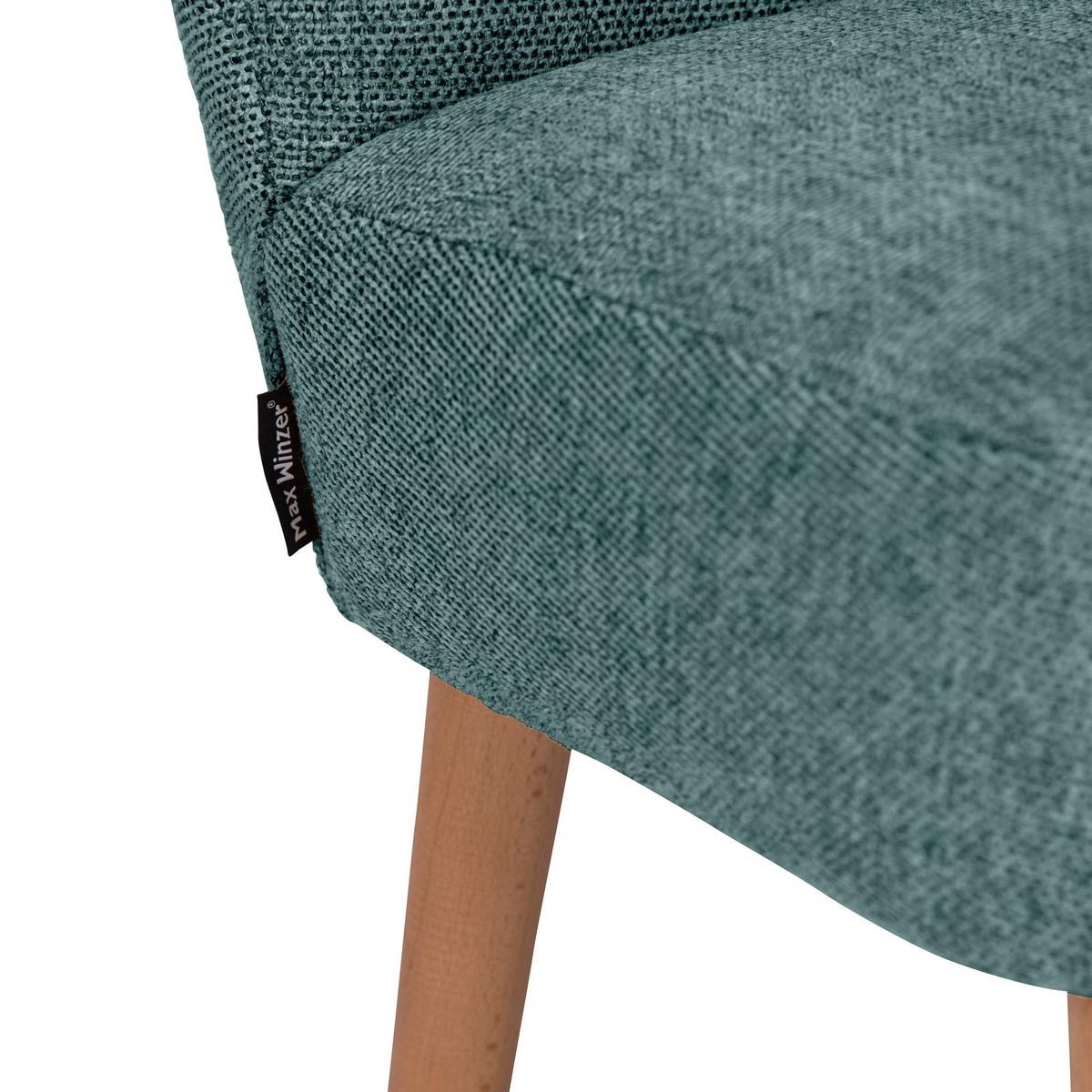 KINDERSOFA 2-Sitzer Katya Flachgewebe petrol - Petrol, Kunststoff (97/54/50cm) - 58aufmkessel