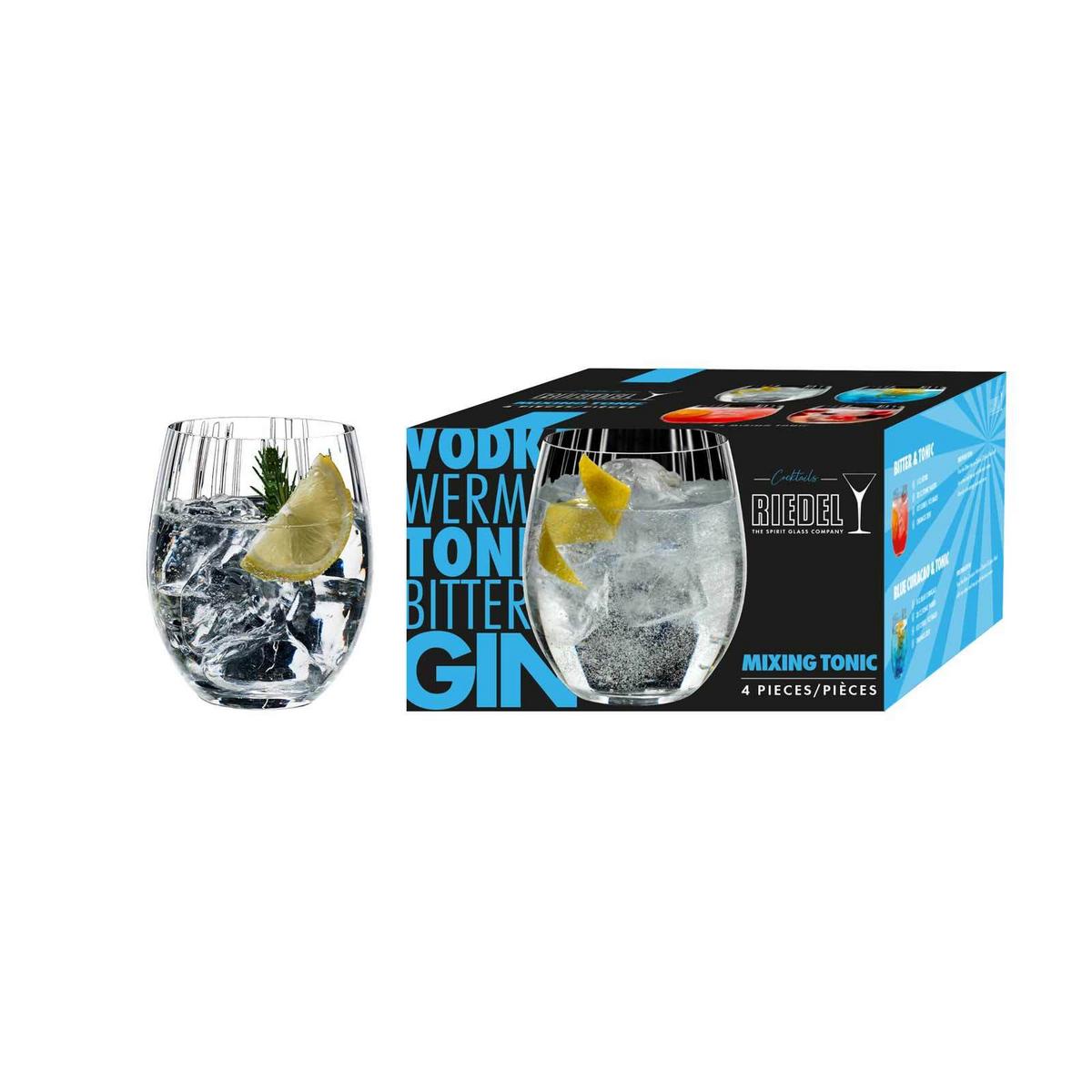 MIXING TONIC Cocktails transparent 580 ml 4-tlg. - Transparent, Glas (0.58L) - Riedel
