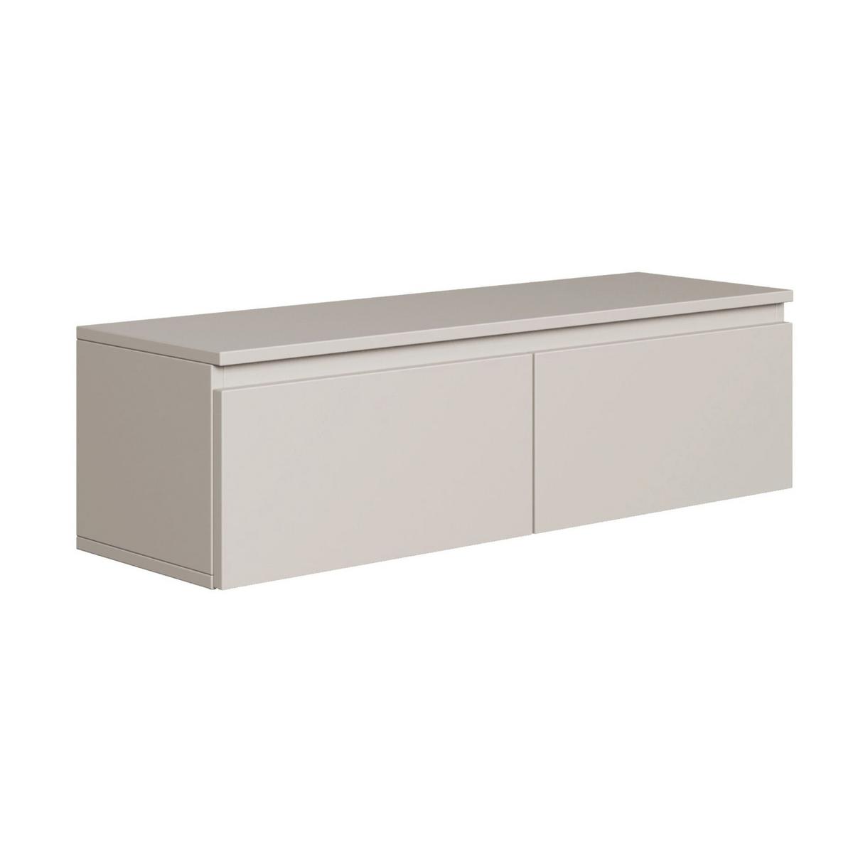 TV-LOWBOARD Bemmi Greige 100 cm - Kaschmir, Holzwerkstoff (100/28.4/31.8cm) - Selsey