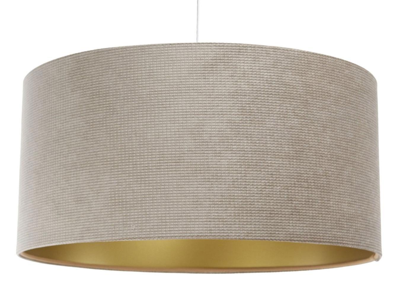 HÄNGELEUCHTE Beige 60/30 cm - Beige/Goldfarben, Kunststoff (60/0.8/30cm) - ONZENO