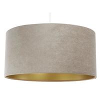 HÄNGELEUCHTE Beige 60/30 cm - Beige/Goldfarben, Kunststoff (60/0.8/30cm) - ONZENO
