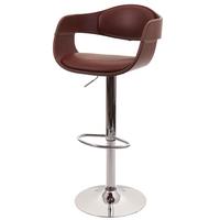 BARHOCKER A47B Braun - Braun, Textil (49/107/49cm) - MCW