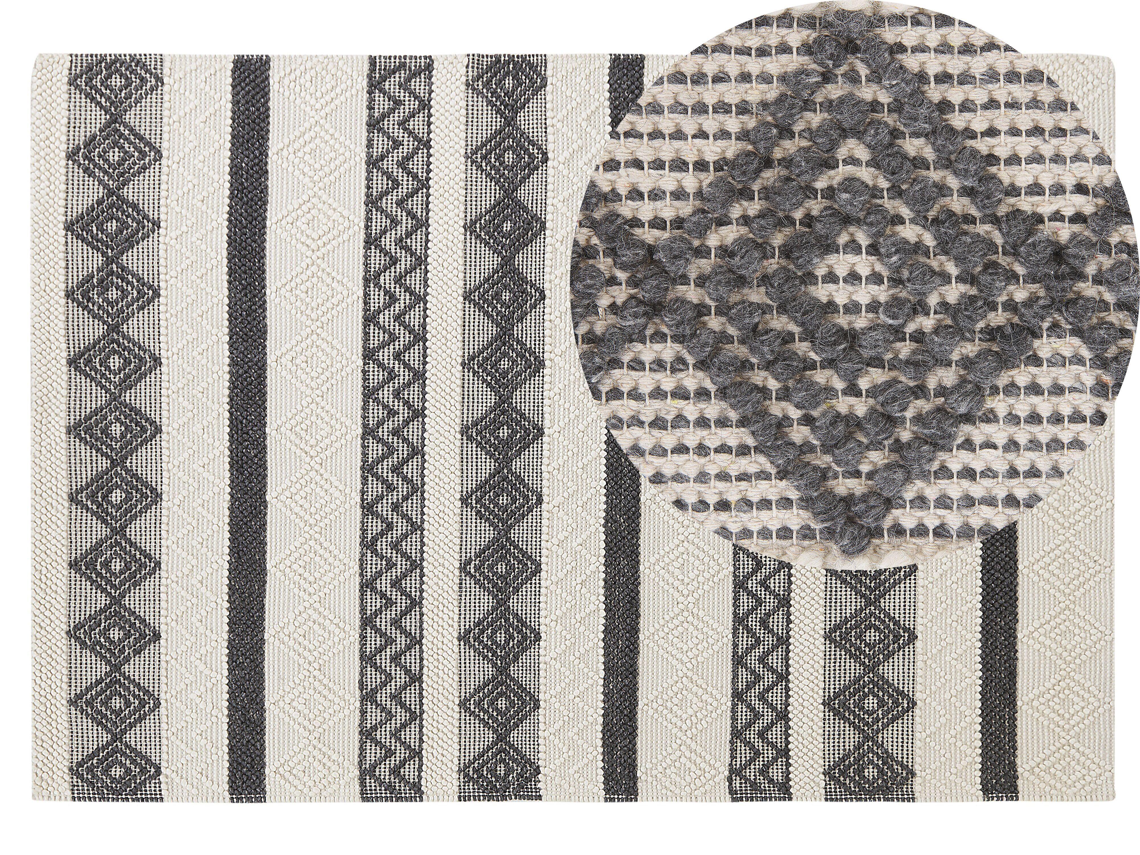 KURZFLOR-TEPPICH Davutlar 200/140 cm - Beige, Textil (140/200cm) - Beliani
