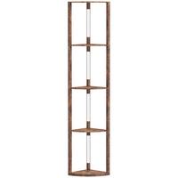 STEHLEUCHTE MDF Rustikal-Braun - Braun, Holzwerkstoff (41/29.5/163.5cm) - HOMCOM