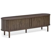 TV-LOWBOARD Meta 2-türig 180 cm - Dunkelbraun, Holz/Holzwerkstoff (180/55.6/40cm) - Selsey