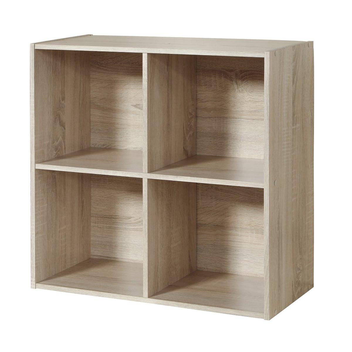 REGALMÖBEL mit 4 Fächern 29,5/61,5/29,5 cm - Eichefarben, Holzwerkstoff (61.5/61.5/29.5cm) - Calicosy