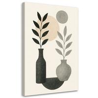 LEINWANDBILD Natur und Botanik 20x30cm - Grau, Textil (20/30cm) - Feeby