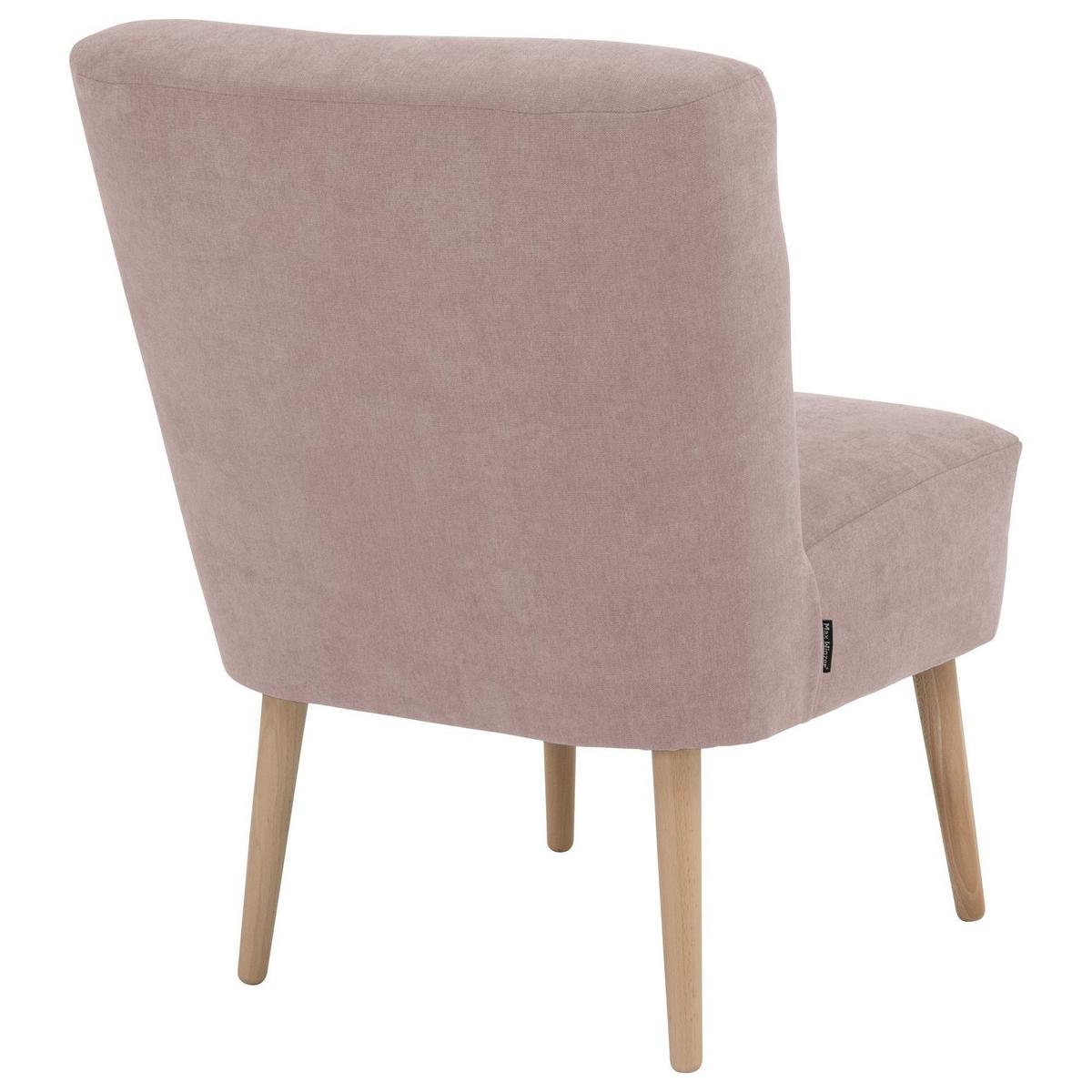 SESSEL Kamle Bezug Flachgewebe Buche natur / rosé - Rosa, Kunststoff (68/78/58cm) - 58aufmkessel