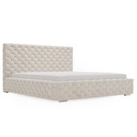 POLSTERBETT Astra 180x200 Beige - Beige/Naturfarben, Holz/Kunststoff (180/200cm) - Graingold