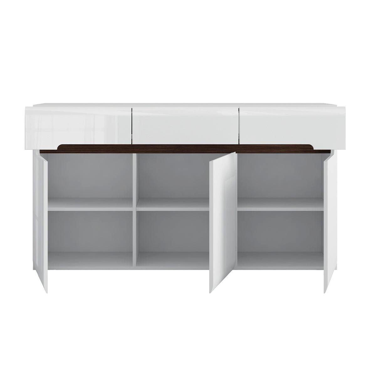 SIDEBOARD Darrel Weiß - Weiß, Holzwerkstoff (150/84/41cm) - Petits-meubles