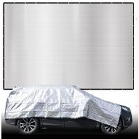 ALUMINIUM-SCHATTENNETZ 6/7 m, Silberfarben - Silberfarben, Metall (600/700cm) - Amanka