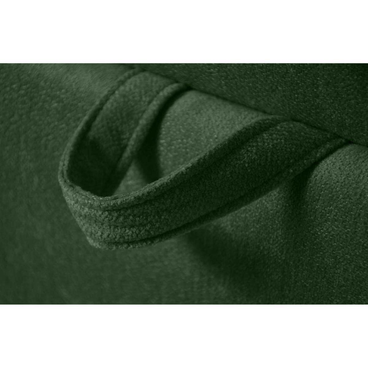 BOXBETT Solido mit Bettkasten 140x200 cm grün - Schwarz/Grün, Textil/Metall (140/200cm) - Beautysofa