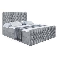 BOXBETT SERENE-Z - 200 x 200 - H4 - Grau - Grau, Holzwerkstoff (200/200cm) - ALTDECOR