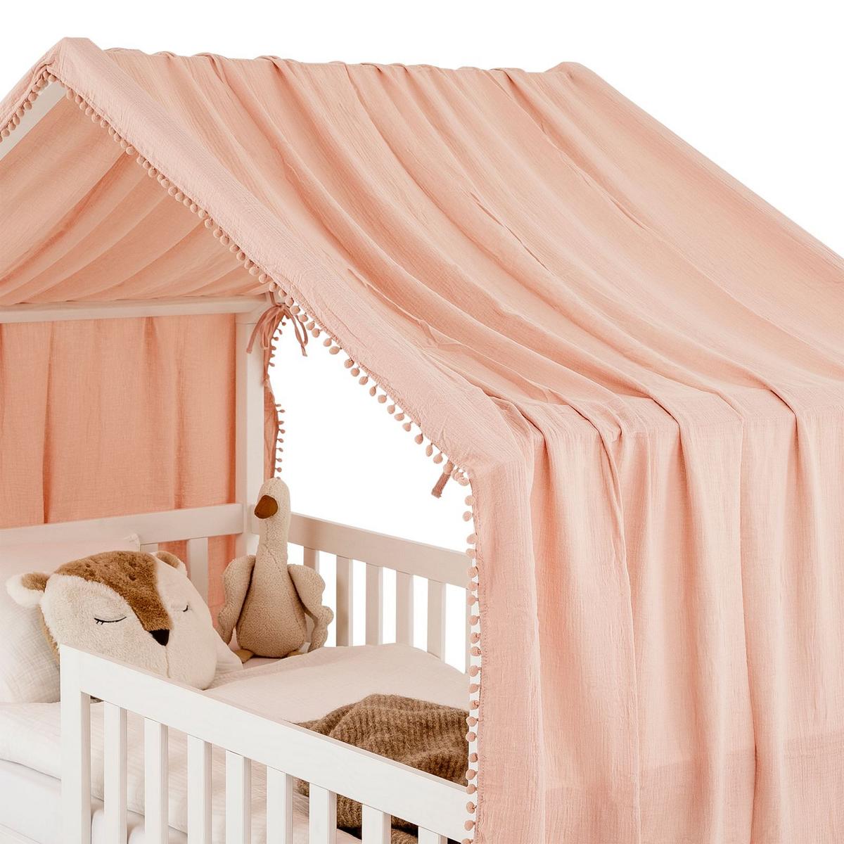 HAUSBETT- HIMMEL LIAN rosa - Rosa, Textil - IDIMEX
