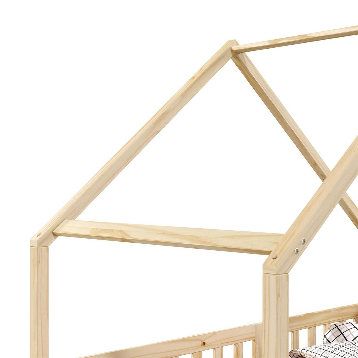 HAUSBETT CORA 90x200 cm natur - Naturfarben, Holz (96/158/206cm) - IDIMEX