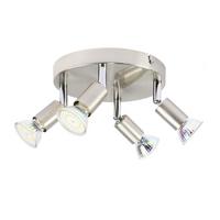DECKENSTRAHLER Biest15/15/8cm - Chromfarben, Metall (15/15/8cm) - ZMH