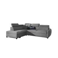 ECKSOFA Schlafsofa Anton In Esito - Grau, Holzwerkstoff/Textil (205/265cm) - Fun Möbel
