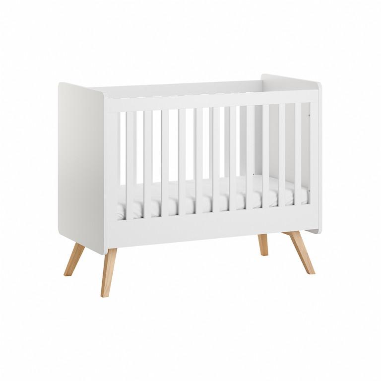 GITTERBETT 60/120 Vintage Weiß - Weiß, Holzwerkstoff (60/120cm) - Petits-meubles