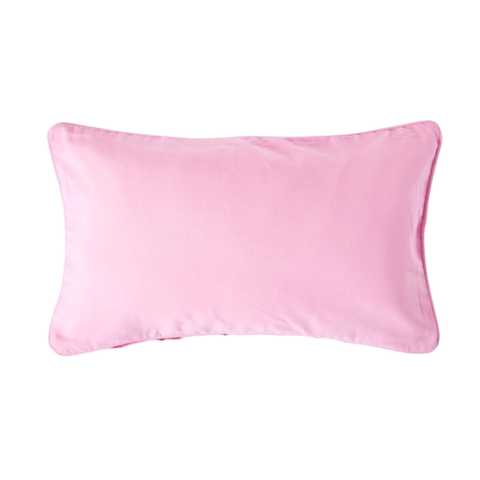 KISSENHÜLLE rosa 30/50 cm, 100% Baumwolle - Rosa, Textil (30/50cm) - Homescapes