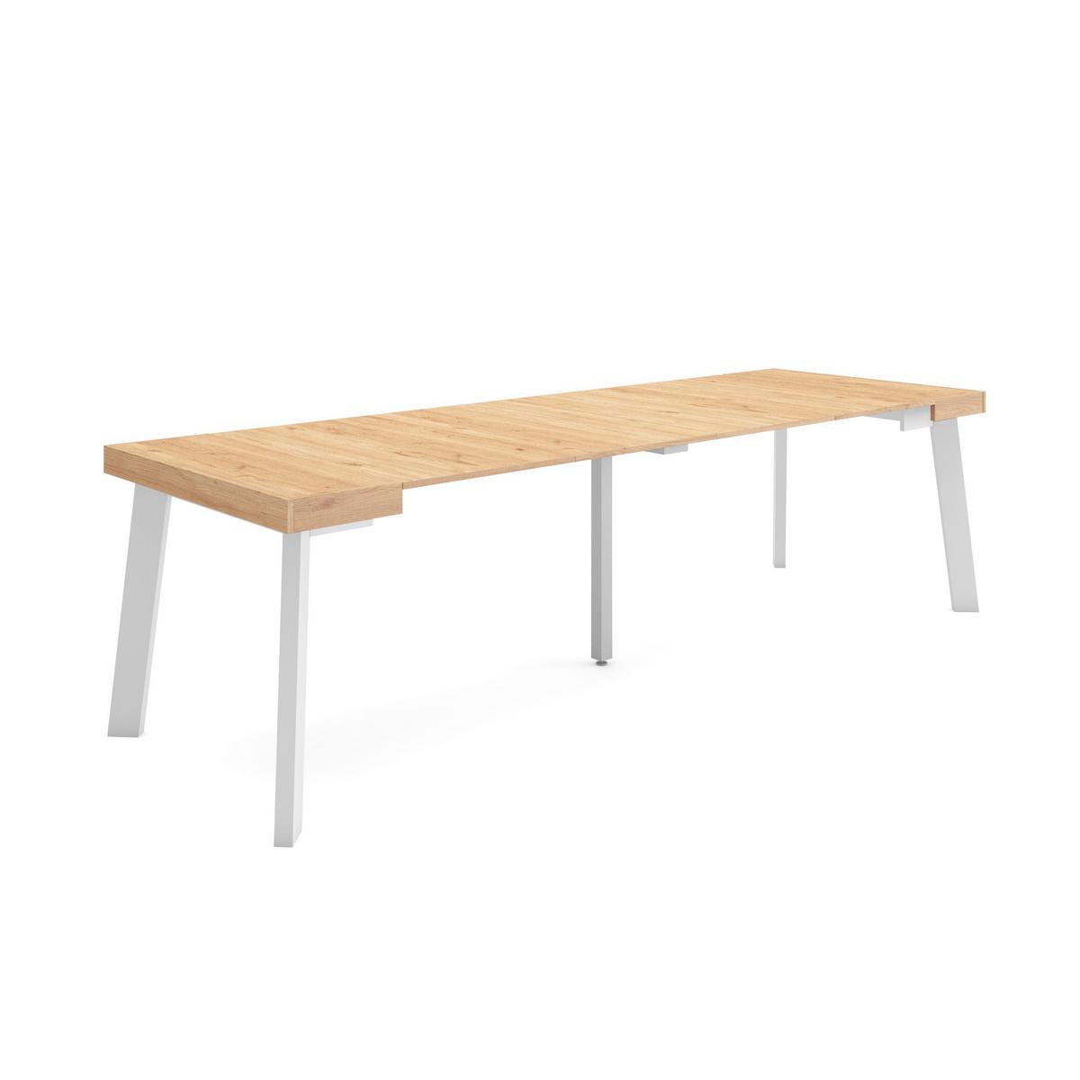 ESSTISCH ausziehbar 58 bis 262cm, für 12 Gäste, eiche, 58/90/73cm - Eichefarben, Holzwerkstoff (90/262/73cm) - Skraut Home