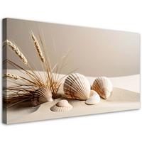 LEINWANDBILD Natur und Botanik 100x50cm - Beige, Textil (100/50cm) - Feeby