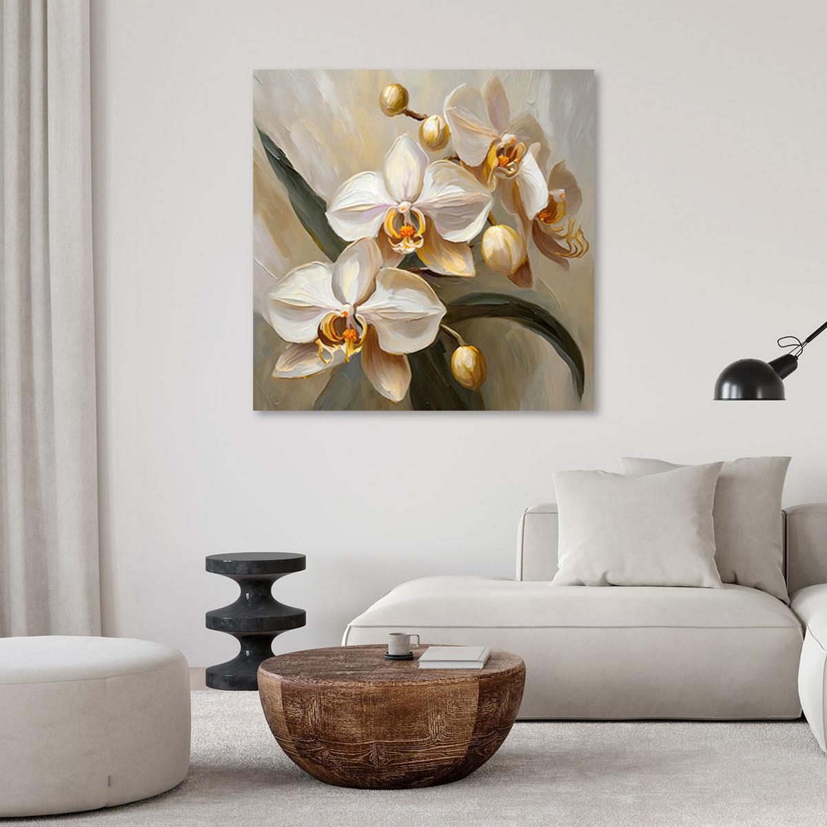 KUNSTDRUCK Gold 40/40 cm - Goldfarben, Textil (40/40cm) - KUNSTLOFT