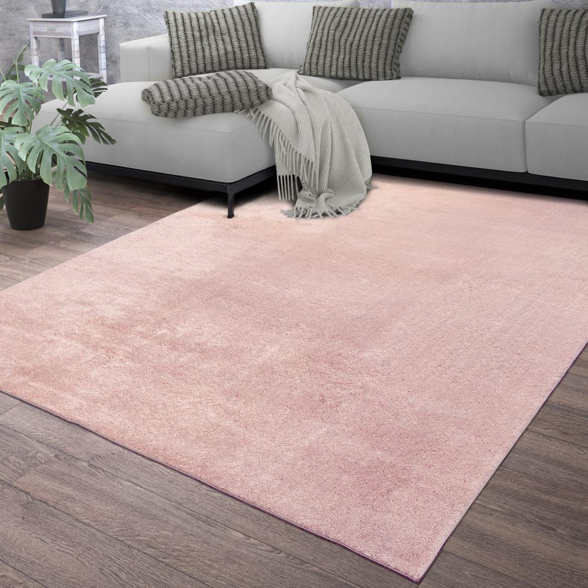 FLACHWEBETEPPICH Rosa 140 x 200 cm - Rosa, Kunststoff (140/200cm) - TT Home