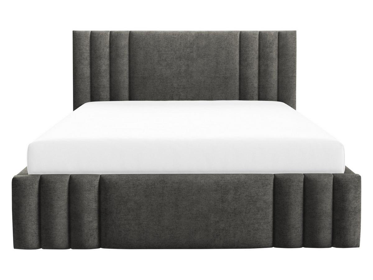 POLSTERBETT Ribo - Dunkelgrau, Holz/Textil (160/200cm) - MIRJAN24