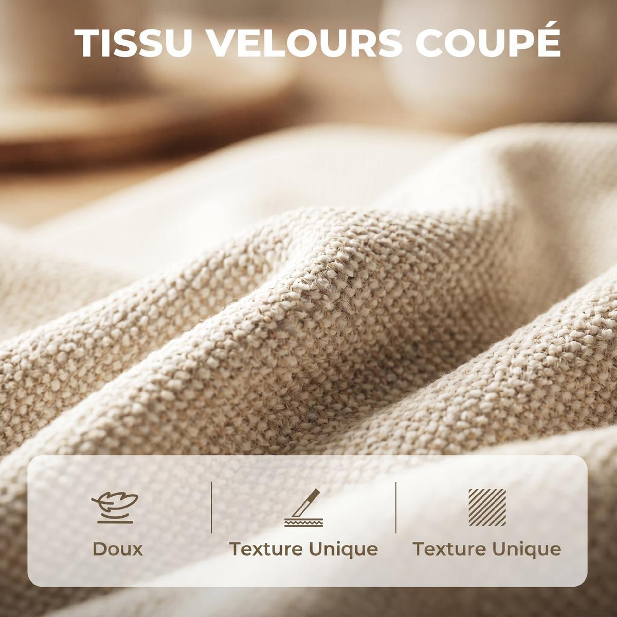 SOFA Krythan 160/76/72cm - Beige, Textil (76/72/160cm) - ZMH
