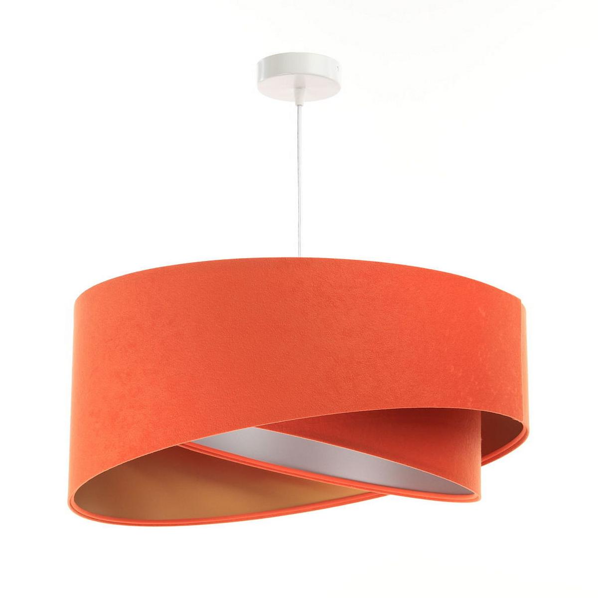 HÄNGELEUCHTE Gold 50/23 cm - Orange, Kunststoff (50/1.3/23cm) - ONZENO